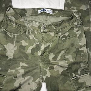 Old Navy Olive Camo Utility Pants